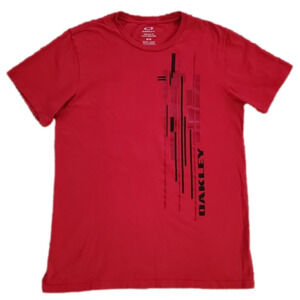 3/$20 Oakley Red & Black Regular Fit T-shirt